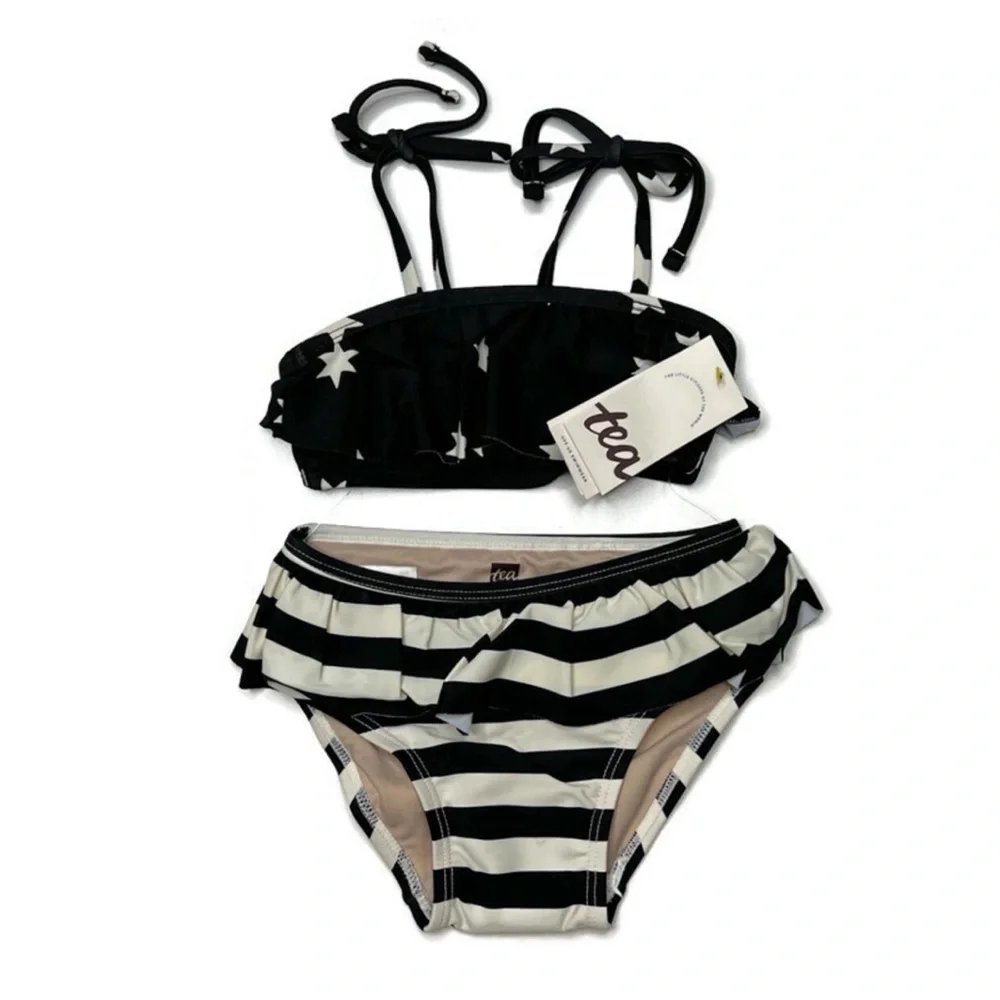 Tea Collection Ruffle Baby Bikini Set‎